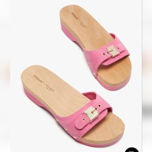 kate spade X Dr Scholl's wooden sandals